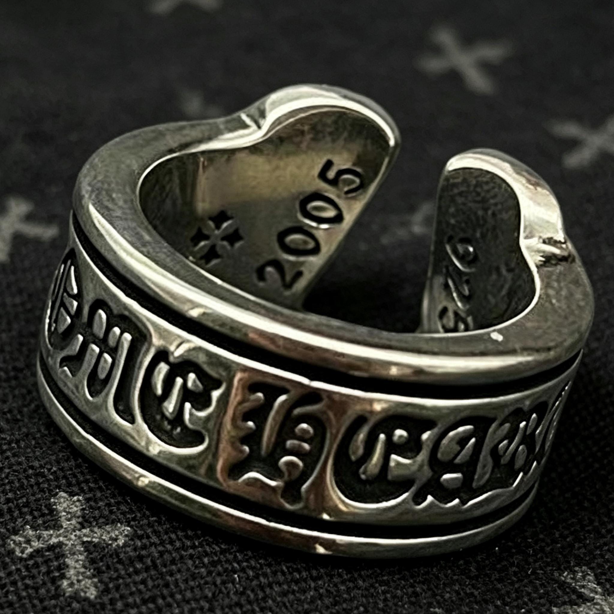 Chrome Hearts Ring 925 - Etsy