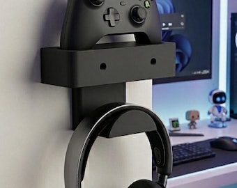 Duale Gaming Halterung für Headset und Controller