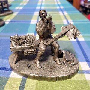 Saddler Delaware Craftsman Of Colonial America Pewter Franklin Mint FM11
