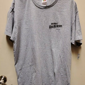 Bette Midler Kiss my Brass Tour 2004 Size Xl Gray T Shirt Ss45