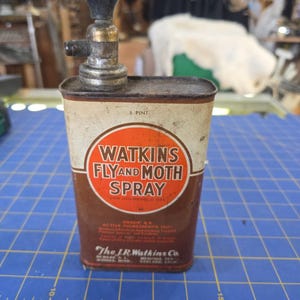 TN6 VTG Pusta puszka sprayu na mole muchowe Watkins Poison