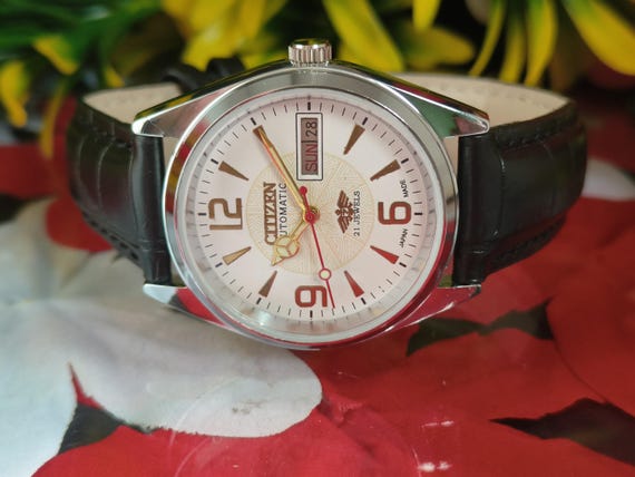 Automatic Vintage Citizen 21 Jewels Day-Date Men's Wrist Watch