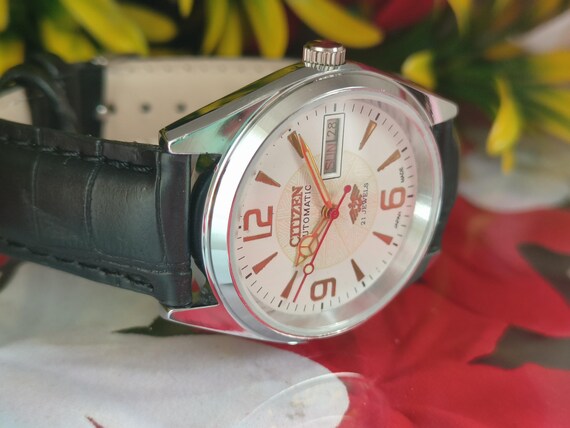 Automatic Vintage Citizen 21 Jewels Day-Date Men's Wrist Watch View 5