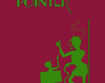 Camiseta The Pointer, Estampado en la Espalda, Diseño de Silueta Art Déco, Camiseta Gráfica Retro Vintage, Algodón Unisex Gildan 5000