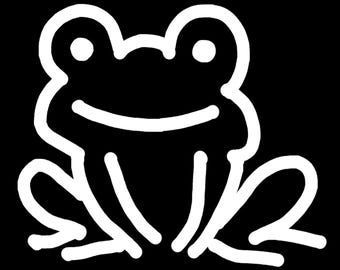 Cute Frog T-Shirt, Minimalist Frog Shirt, Aesthetic Animal Tee, Indie Grunge Clothing, Kawaii Frog Lover Gift