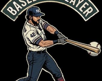 Vintage Baseball Shirt, Brooklyn Player Tee, Retro Sports Apparel, Baseball Fan Gift, Classic Americana Style, Unisex Athletic Clothing