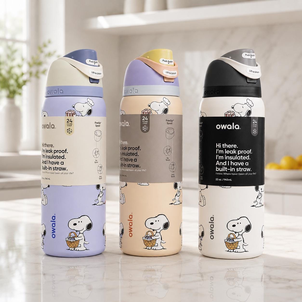 Owala Water Bottle Snoopy - Etsy Canada
