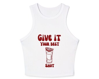 Damen-Tanktop mit Mikroripp-Schnitt