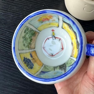 Handmade ceramic mug Pottery coffee mug Unique coffee cup Custom ceramic mug(C005)