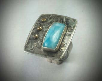 Larimar Ring