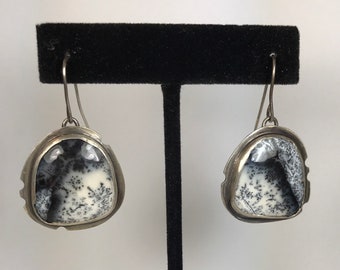 Dendrite Opal Earrings