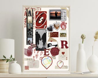 Personalised Scrapbook Poster Template | Sentimental Keepsake (Digital Download)