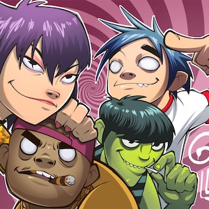 2d Figure Gorillaz - Etsy 2d Figure Gorillaz - Etsy