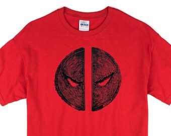 Taco Deadpool - Lino Block-Pressed T Shirt