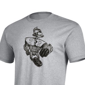 Gizmo Duck - Hand-Pressed Block Printed T-Shirt