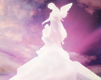 Night Angel  - Greeting or Note Card.
