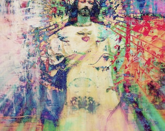 Emerging from Gethsemane  - INSTANT downloadable PDF Blank Greeting Card