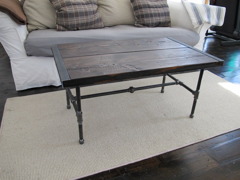 Rustic Wood Coffee Table Industrial Wood Coffee Table Reclaimed Wood Coffee Table