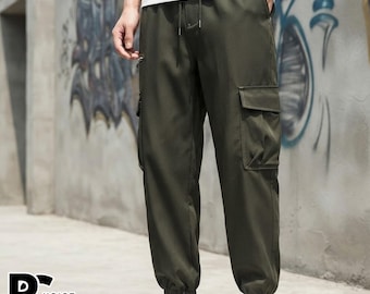 Men's Cargo Pants | Multi-Pocket Breathable Trousers | Casual Streetwear Clothing | Gift for Him
