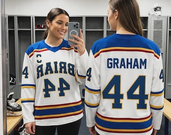 Briar University Hawks Hockey Jersey, Of Campus Bookish Apparel, Graham 44 Shirt