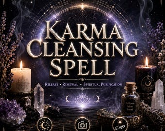 Karma Cleansing Spell – Spiritual Renewal, Negative Energy Release & Soul Balance