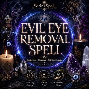 Evil Eye Removal Spell – Negative Energy Clearing, Aura Protection & Spiritual Defense