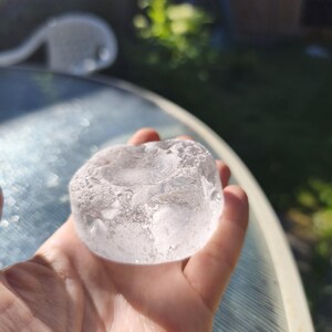 Sea glass ring dish, big white chunk of natural Toronto beach glass image 15