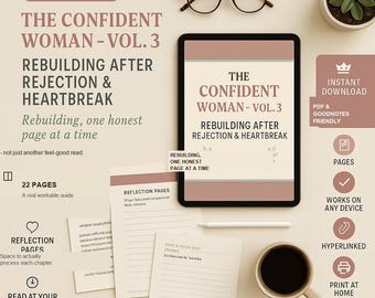 The Confident Woman Vol 3 - Rebuilding After Rejection PDF Ebook | Instant Download | Personal Growth Gift