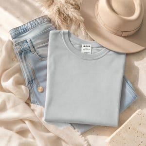 Gildan 5000 Blanko-T-Shirt, Unisex-T-Shirt aus schwerer Baumwolle, schlichtes Basic-Shirt, einfarbiges T-Shirt, DIY-Bastelshirt, Blanko-T-Shirt in großen Mengen