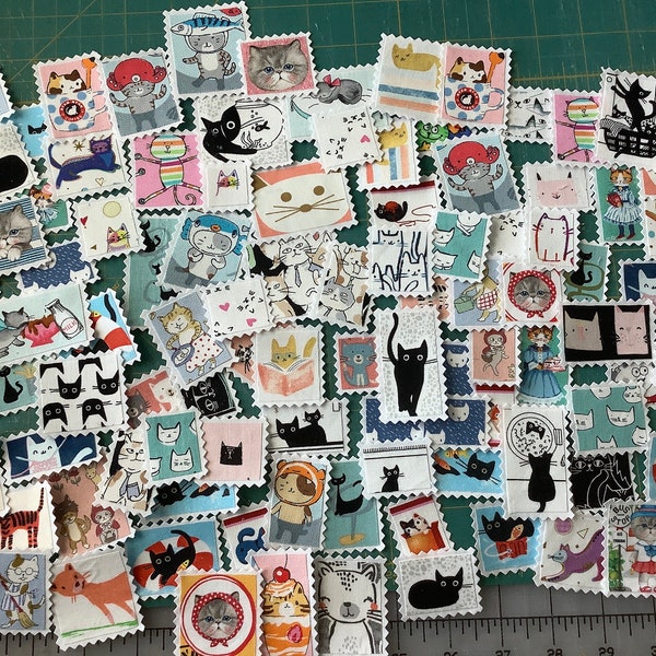 Cat Fabric Stamps