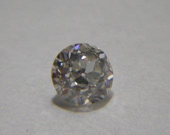 Vintage Loose Round Euro Diamond Gemstone 4.35 x 3 .35 Carats