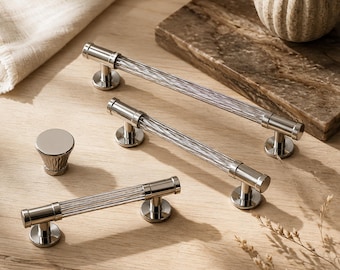 Antique Silver Cabinet Pulls, Modern Drawer Handles, Elegant Wardrobe Door Handles, Classic Home Decor