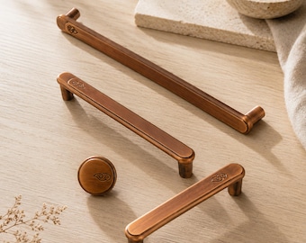 Modern Cabinet Handle, Solid Zinc Alloy Furniture Hardware, Minimal Drawer Pull, Wardrobe Door Accessory, Home Upgrade