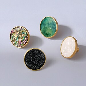 Decorative Wall Hooks Cabinet Knobs Round Gold Accent Knobs Drawer Pull Knob Coat Rack