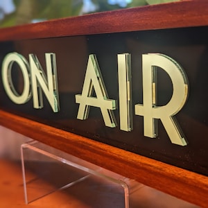 ON AIR 18&quot; Art Deco Studio Warning Sign