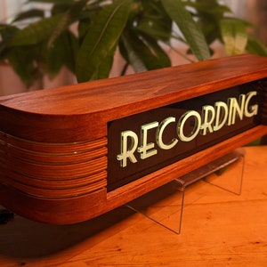 Recording 18&quot; Art Deco Studio Warning Light