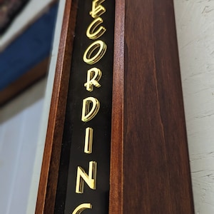 Recording 18&quot; Art Deco Vertical Studio Warning Light