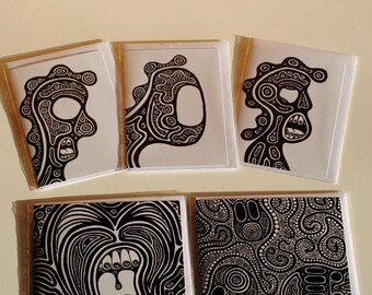 Paquete de 5 tarjetas JArt