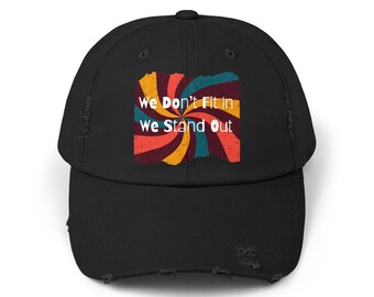 Neurospicy And Proud Hat | Neurodivergent Pride Cap | Autism ADHD Gift | Distressed Cap