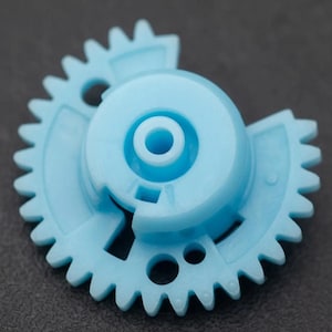 Sony SLV 3-736-147-01 373614701 Engranaje de rosca izquierda para videograbadora S-VHS "Engranaje azul"