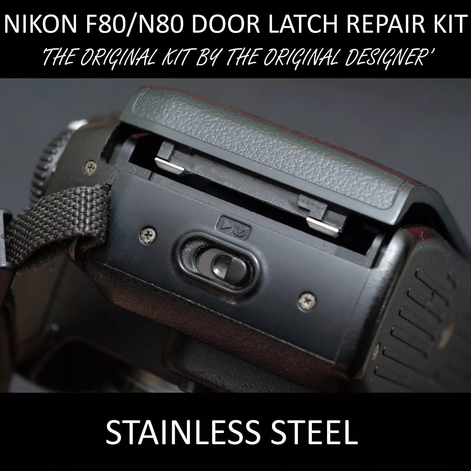 Nikon F80 / N80 Back Film Door Broken Latch Metal Repair Kit