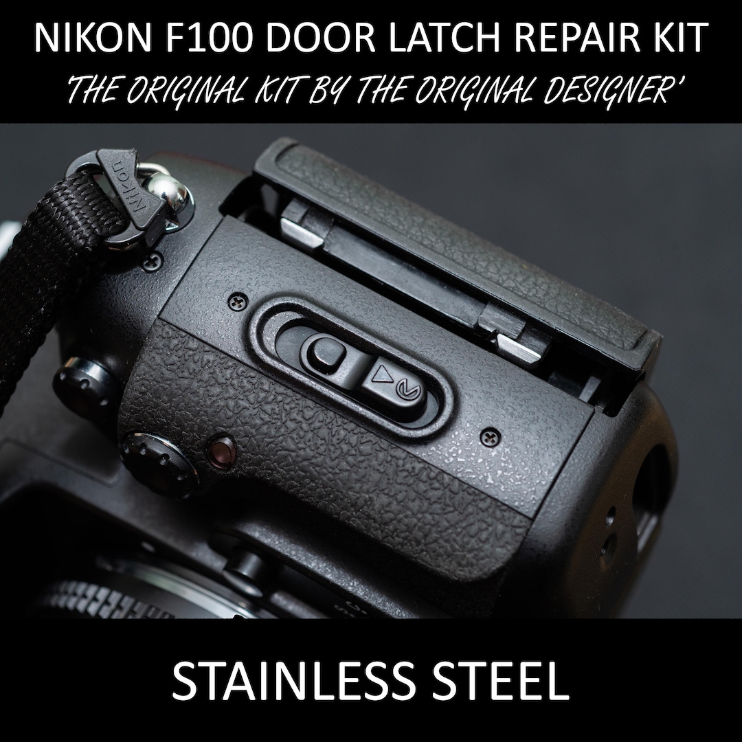 Nikon F100 Back Film Door Broken Latch Metal Repair Kit