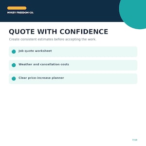 Mobile Detailing Pricing Workbook, Car Detail Price Calculator, Package and Job Profit Planner PDF
