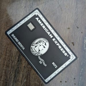 Amex centurion card replica - Etsy 日本