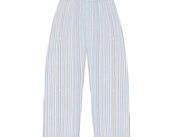 Blue Striped Women's Pajama Pants