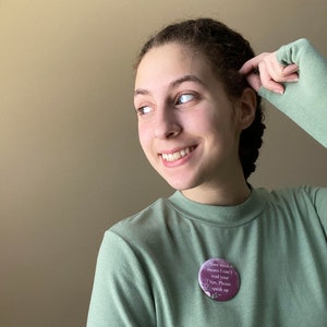 Asl Pin, I'm Learning ASL Button With Name, Personalized ASL Button ...