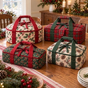 Casserole Carrier Sewing Pattern | 4 Sizes, Pie Carrier, 9x13 Dish Tote, A3 A4 US Letter PDF