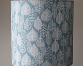 Lamp leaf (bark - branch) - blue - made of sustainable & organic textile
