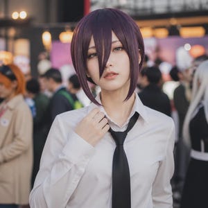 reze long sleeve vs reze dress Chainsaw Man The Movie Reze Arc Reze T Shirt Cosplay Dress Suit Anime Top Outfit