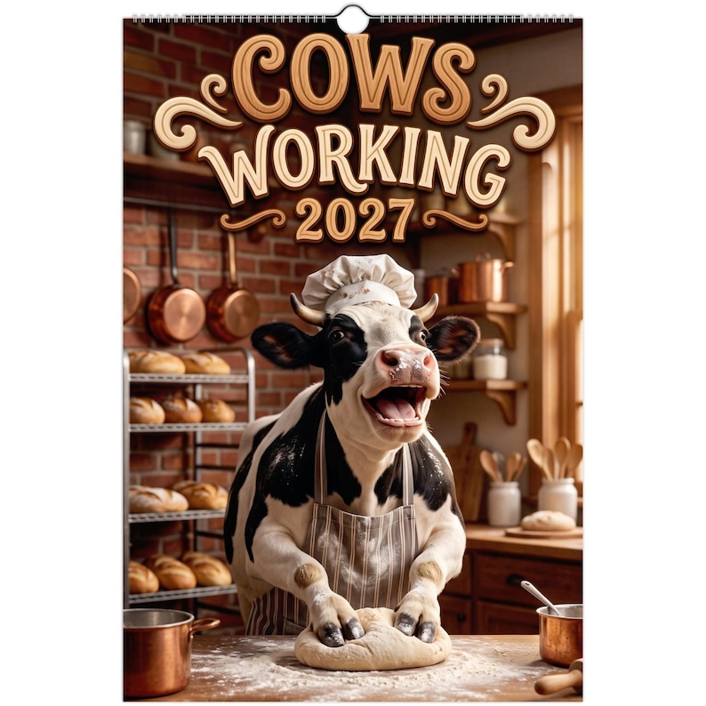 Funny Cows Wall Calendar 2027 image 1